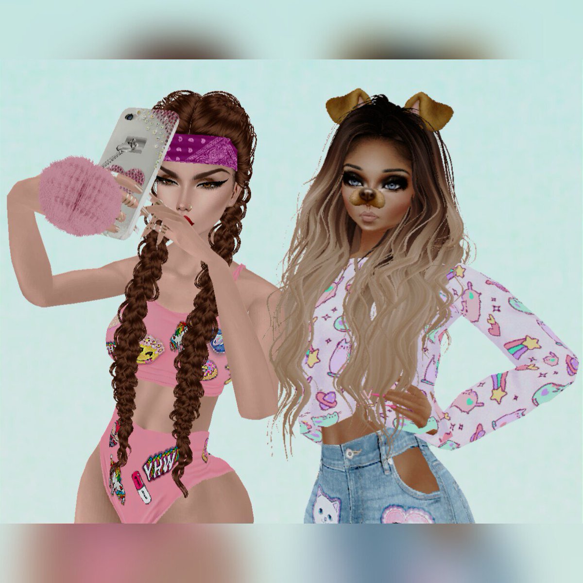 lamodeuseIMVU's tweet photo. Selfie avec @7upCitron sur @IMVU https://t.co/B8A6GIBejq