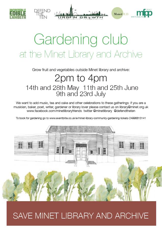 EdibleLambeth's tweet photo. Enjoy growing Sat 9 June with @urbangrowthlg @minetlibrary & tell your stories with us #FlowerZone @lblcountryshow https://t.co/Y9FyNUvt2T