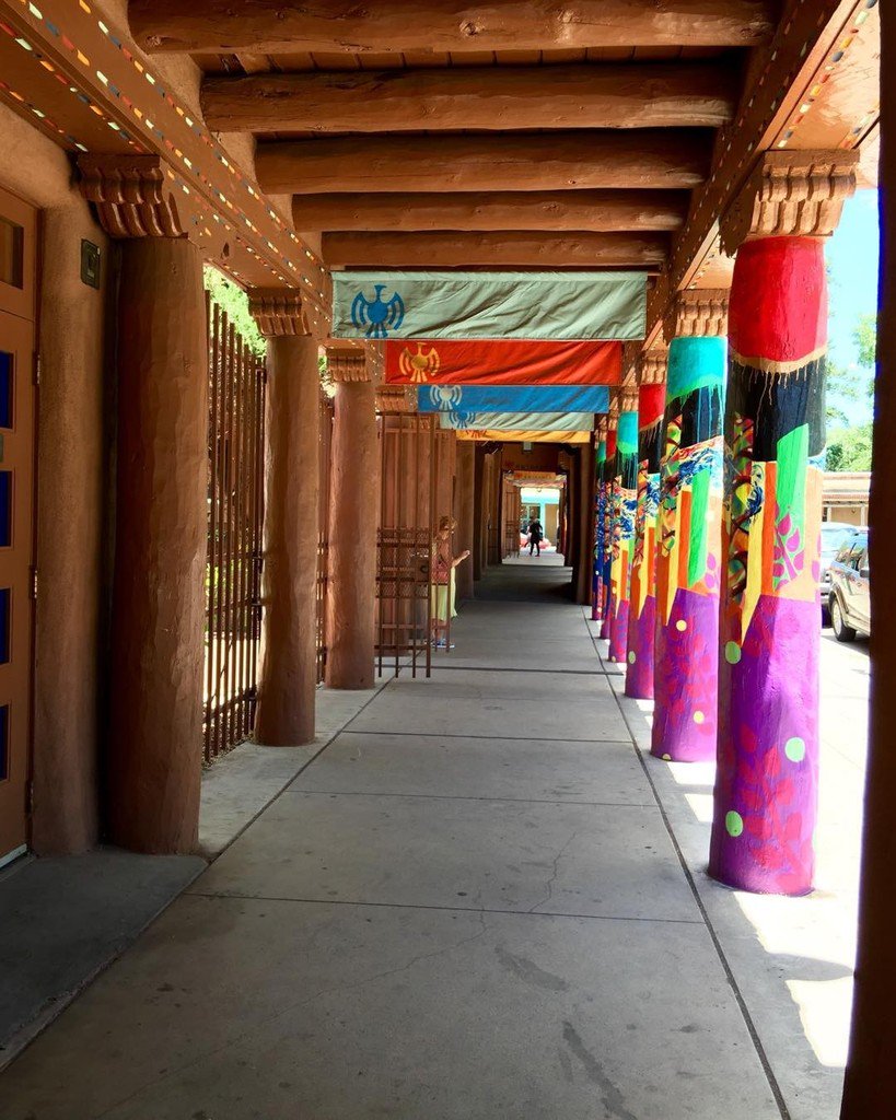 Abhashri's tweet photo. Trooping around the enchanting #SantaFe, #NewMexico on Day 5 of #NawabacrossAmerica #AAcro… https://t.co/nadNQXoWHA https://t.co/7eFdrPqB9A