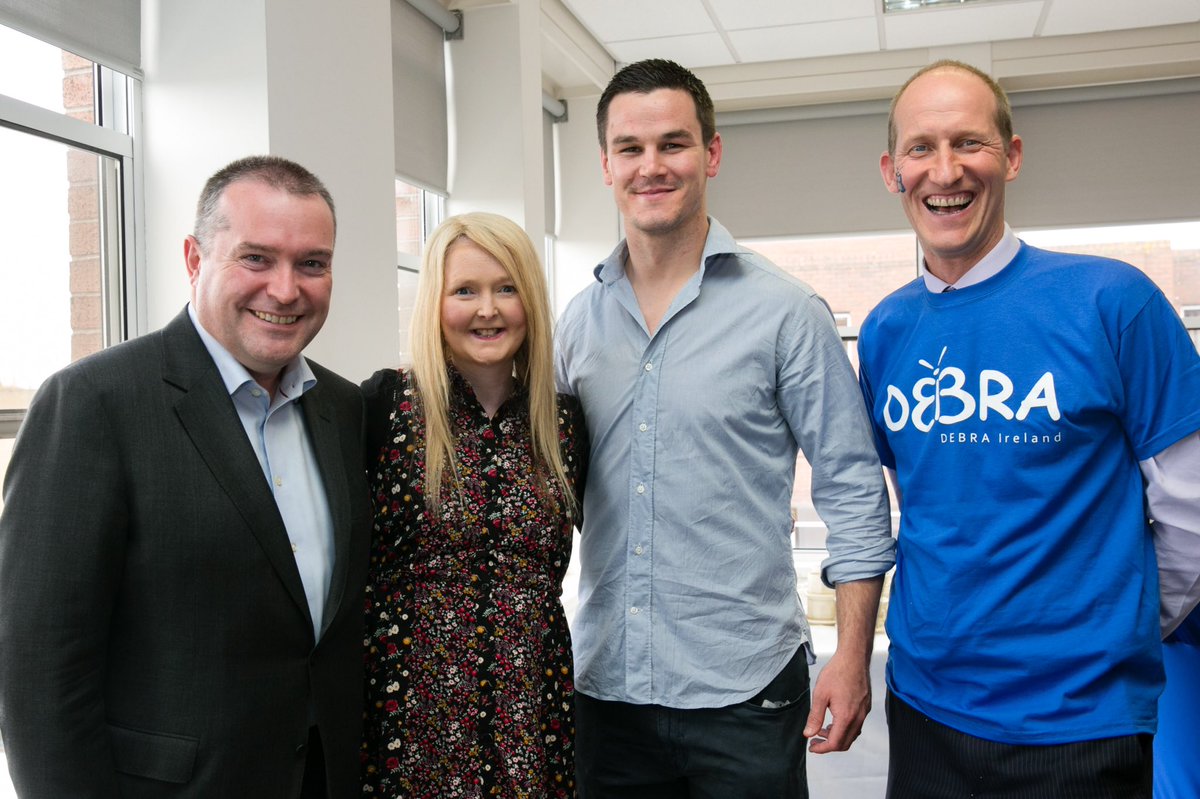 Nice closing event for 2015 #DenisOConnorWalk in support of <a href="/debraireland/">Debra - The Butterfly Skin Charity</a> <a href="/KPMG_Ireland/">KPMG Ireland</a> <a href="/JohnnySexton1/">Johnny Sexton!</a>