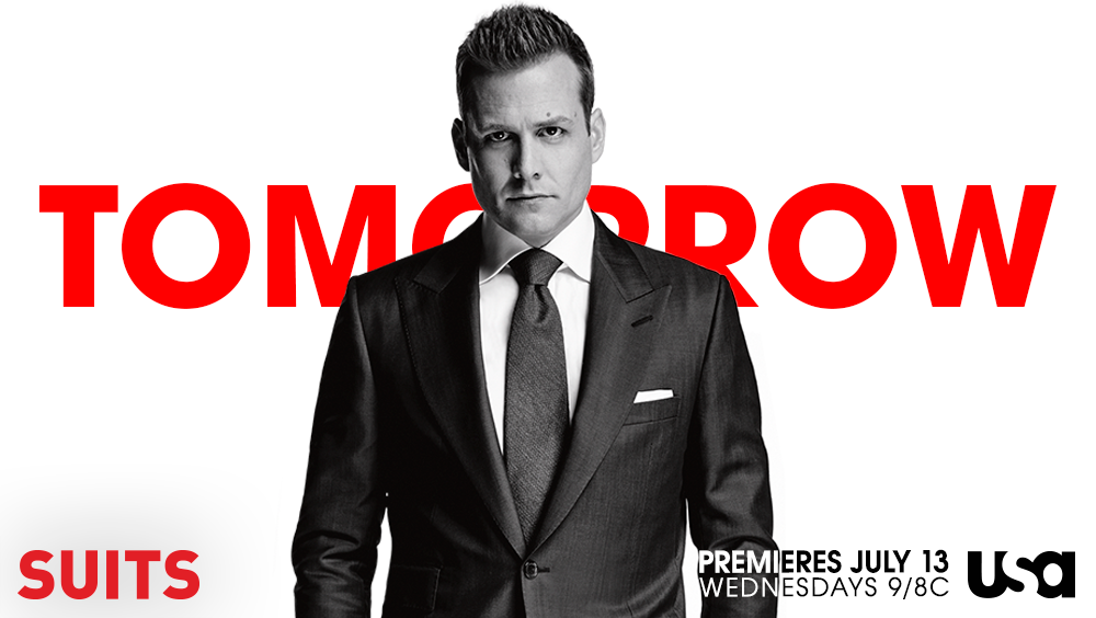SuitsPeacock's tweet photo. Harvey is back and ready for action.

Don't miss the Season Premiere of #Suits, TOMORROW at 9/8c. https://t.co/M9J590lvkm