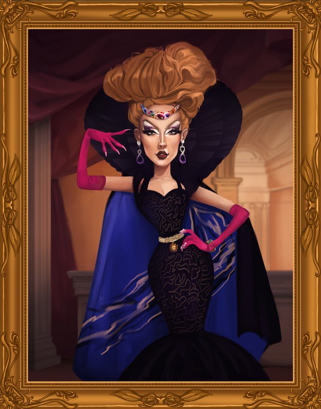 phieeas's tweet photo. Painted @katya_zamo @TheOnlyDetox @Alaska5000 cuz I'm obsessed with #AS2 royal promos &amp; I have terrible priorities https://t.co/iknNUJszHY