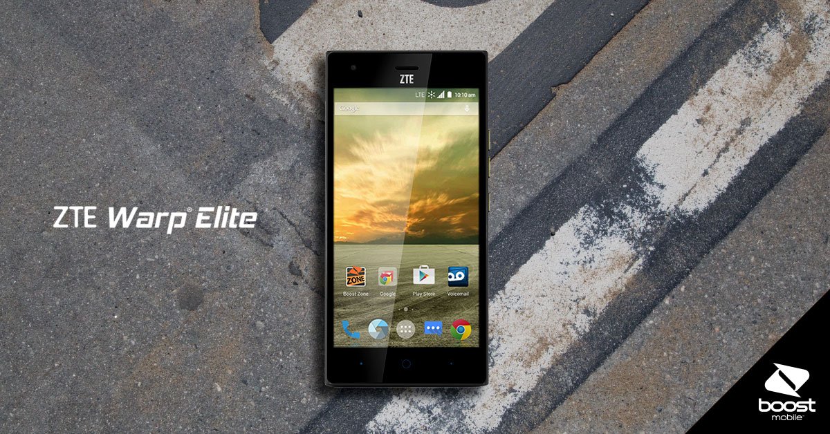 boostmobile's tweet photo. Get the big &amp; powerful @ZTE_USA Warp Elite at $79.99. Limited time only. https://t.co/vPhpiz6syO https://t.co/KucHomEgUR