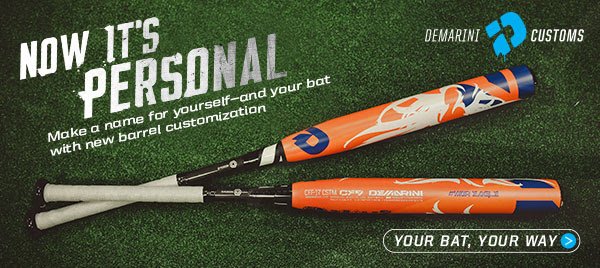 JustBats's tweet image. Now it's personal

Customize your next bat w/ @DeMarini's bat builder: bit.ly/29mhF03 #JustBats #CustomBat