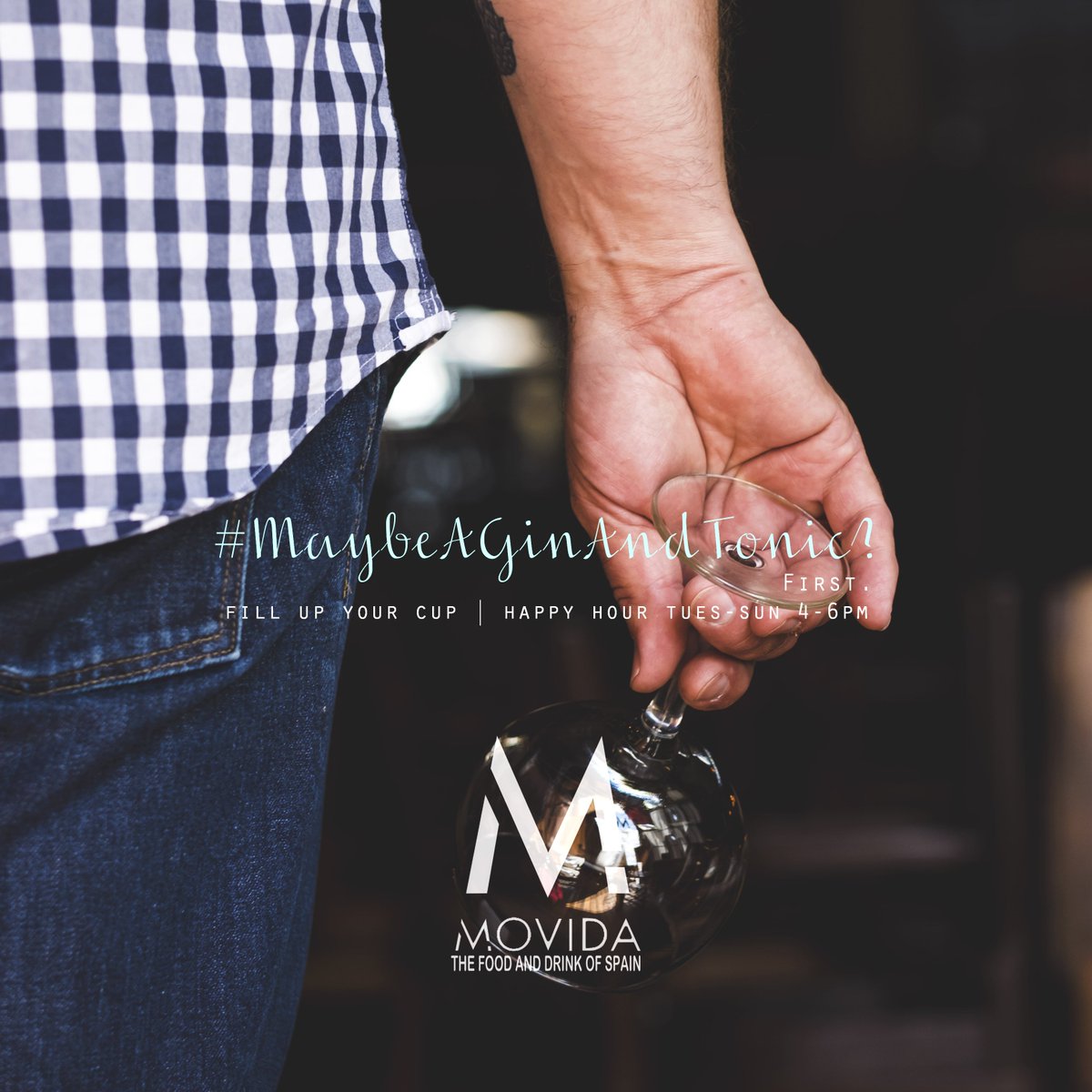 MovidaMke's tweet photo. #GuiltTastesGood &amp; so does our G &amp;T | #LaHoraFeliz 4-6pm | https://t.co/b7E8A3aVOu #ThirstFirst #ThisIsMovida https://t.co/URcjiQCJon