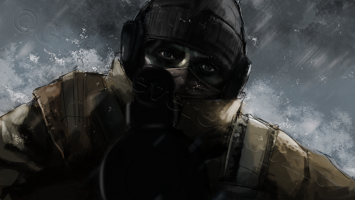 Rainbow Six Siege Glaz Artwork Made By Aiireko