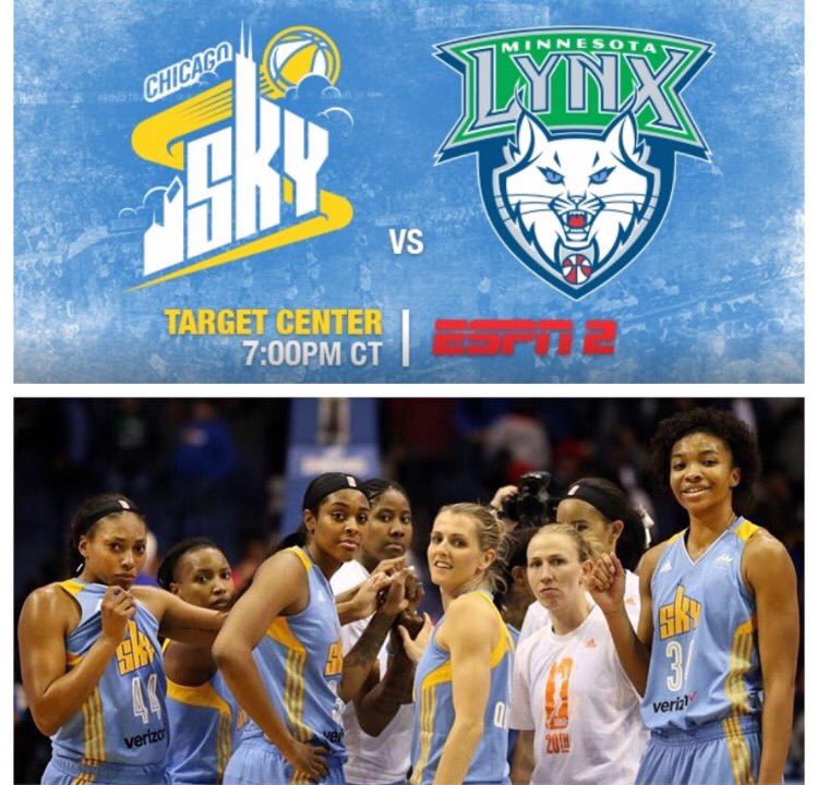 ChristieSides's tweet photo. #WATCHUSWORK tonight on the deuce! #skyfamily #missinourB #bstrong #SKYstrong #espn2 @wnbachicagosky https://t.co/avc4PKpmPk