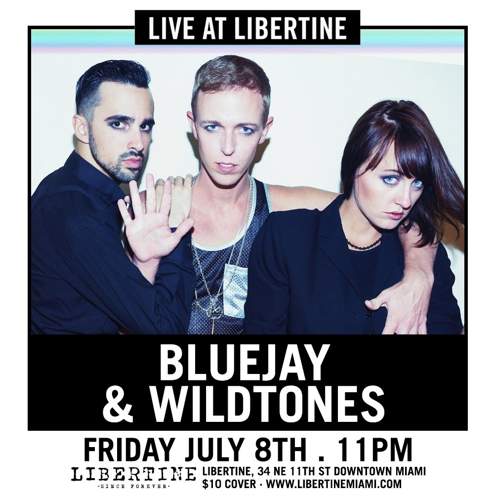 LibertineMiami's tweet photo. Live at Libertine Friday July 8th Bluejay &amp; The Wildtones 11pm @LibertineMiami https://t.co/obLpe888mH