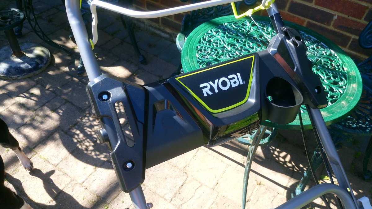 TiDeeHome's tweet image. So the new lawnmower has a cup holder. I will be demanding coffee on my rounds....