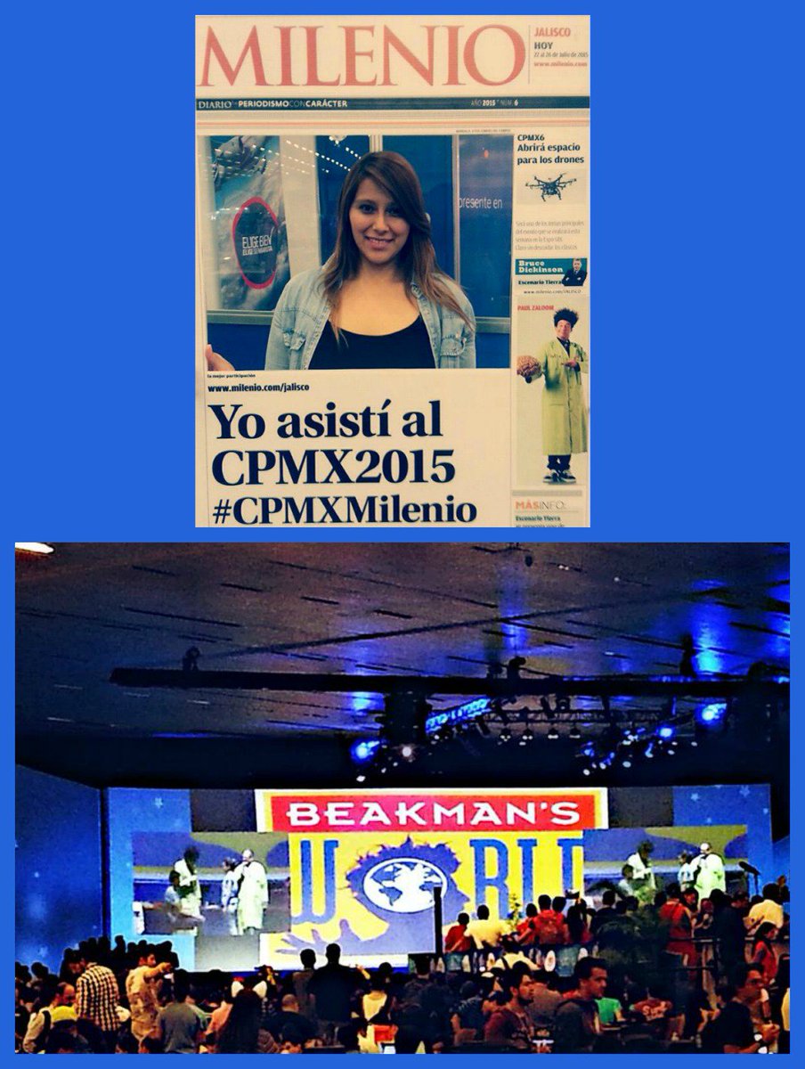 Fer_VelHer's tweet photo. #NadieSabeLoQueTiene hasta que no va a @Campuspartymx, por eso yo quiero ir al siguiente. #CPMX7 #CPMX8  😜👌 https://t.co/lQb1xHmVcx