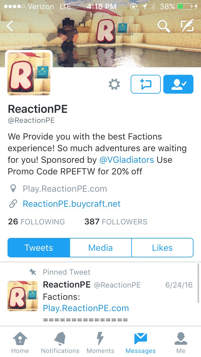 MikeA234's tweet image. Let's get @ReactionPE to 400 followers!!!