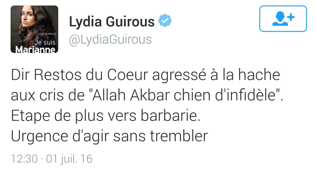 _Pourquoi's tweet photo. Directeur des Restos du cœur de Montreuil a menti
Agir urgemment contre les mythos&amp; charognards obsédés par l'Islam https://t.co/4nvnx8PWBV