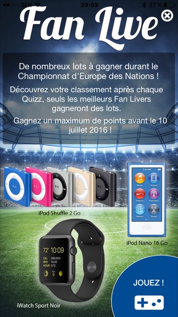Qui sera au RDV pour le prochain #quizz <a href="/FanLiveFrance/">Fan Live</a> #mercato #foot &amp; #rugby? Super lots fan-live.orevonlabs.com