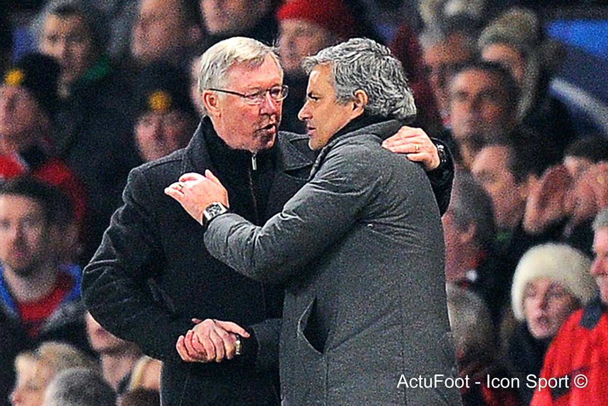 ActuFoot_'s tweet photo. Ferguson: "Je pense que Mourinho s'est trompé en revanant à Chelsea. MU est le club parfait pour lui et il réussira" https://t.co/gPr7xApex3