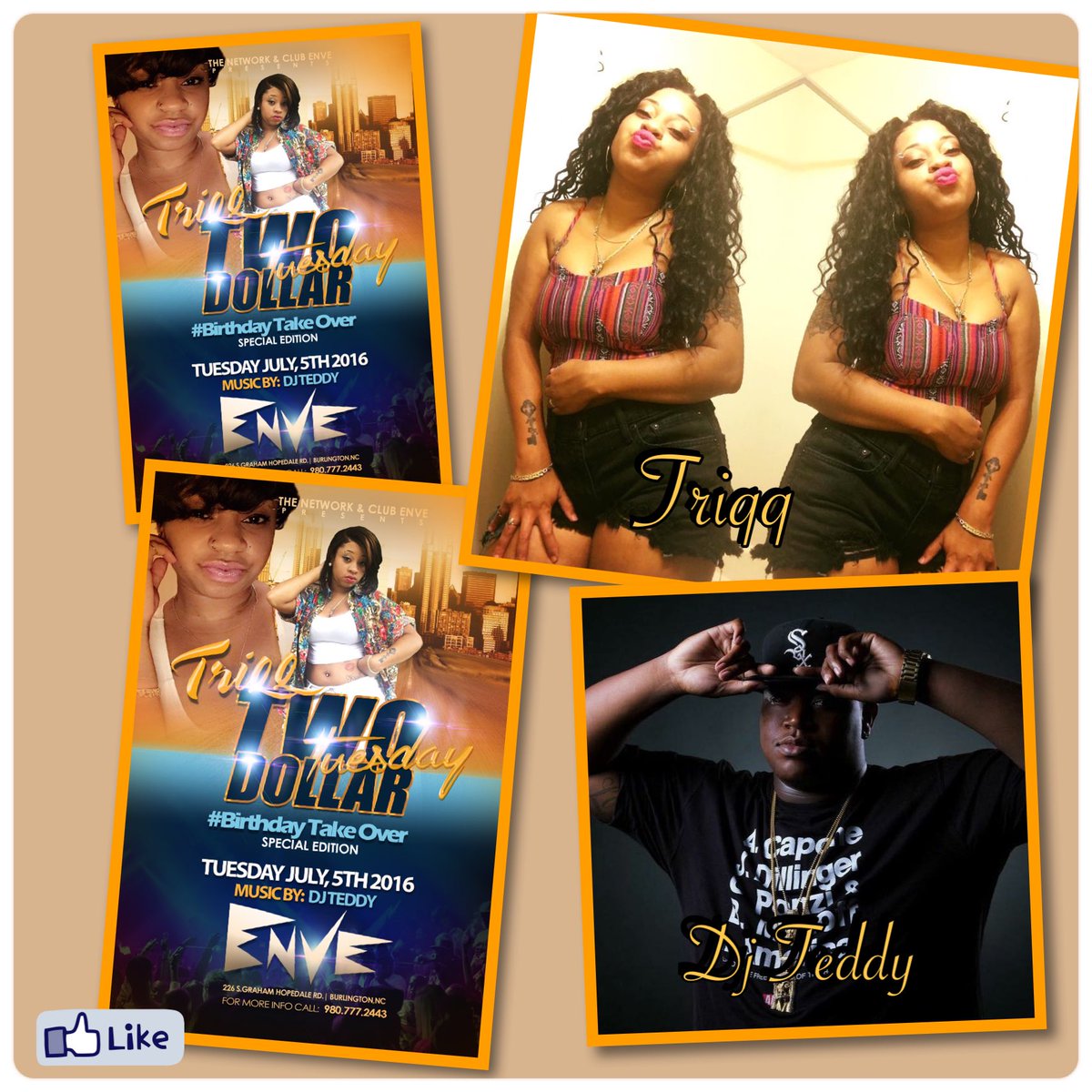 IamWillieHooker's tweet photo. #ClubEnveOnTuesday
Music By: Dj Teddy
Celebrating Triqq Hendrix Birthday
#Turnt2DaMax #EachAndEveryTues https://t.co/uK0OmRNG0u