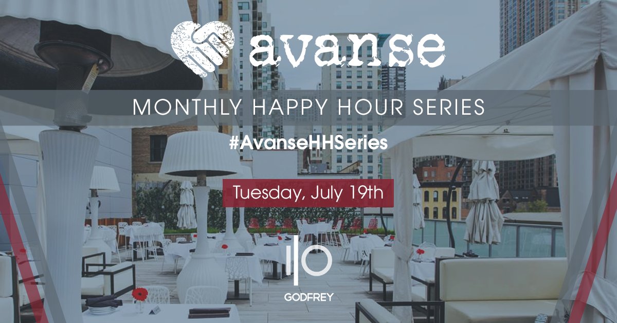 AvanseOrg's tweet photo. If @iogodfrey is your fav rooftop in #Chicago then join #AvanseOrg for #AvanseHHseries https://t.co/mGakBrmMxh https://t.co/G6JLMlqjg3