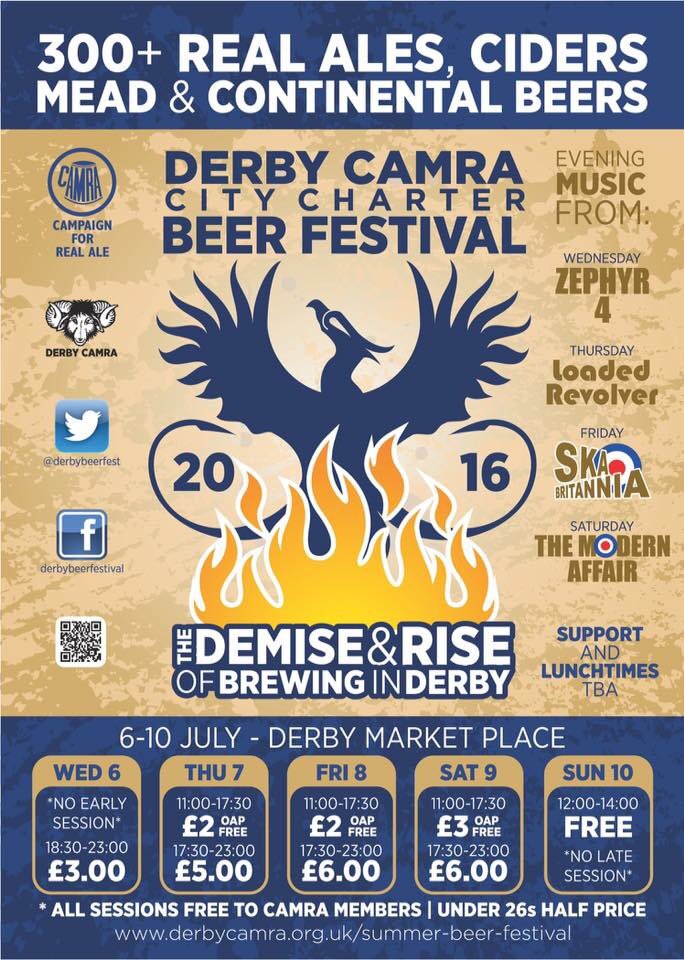 DerbyBeerFest's tweet photo. Festival will open at 18:30 tomorrow by the mayor of Derby &amp; the Mercian Regimental Mascot LCpl Derby. Cheers! https://t.co/XKrdUQspJm