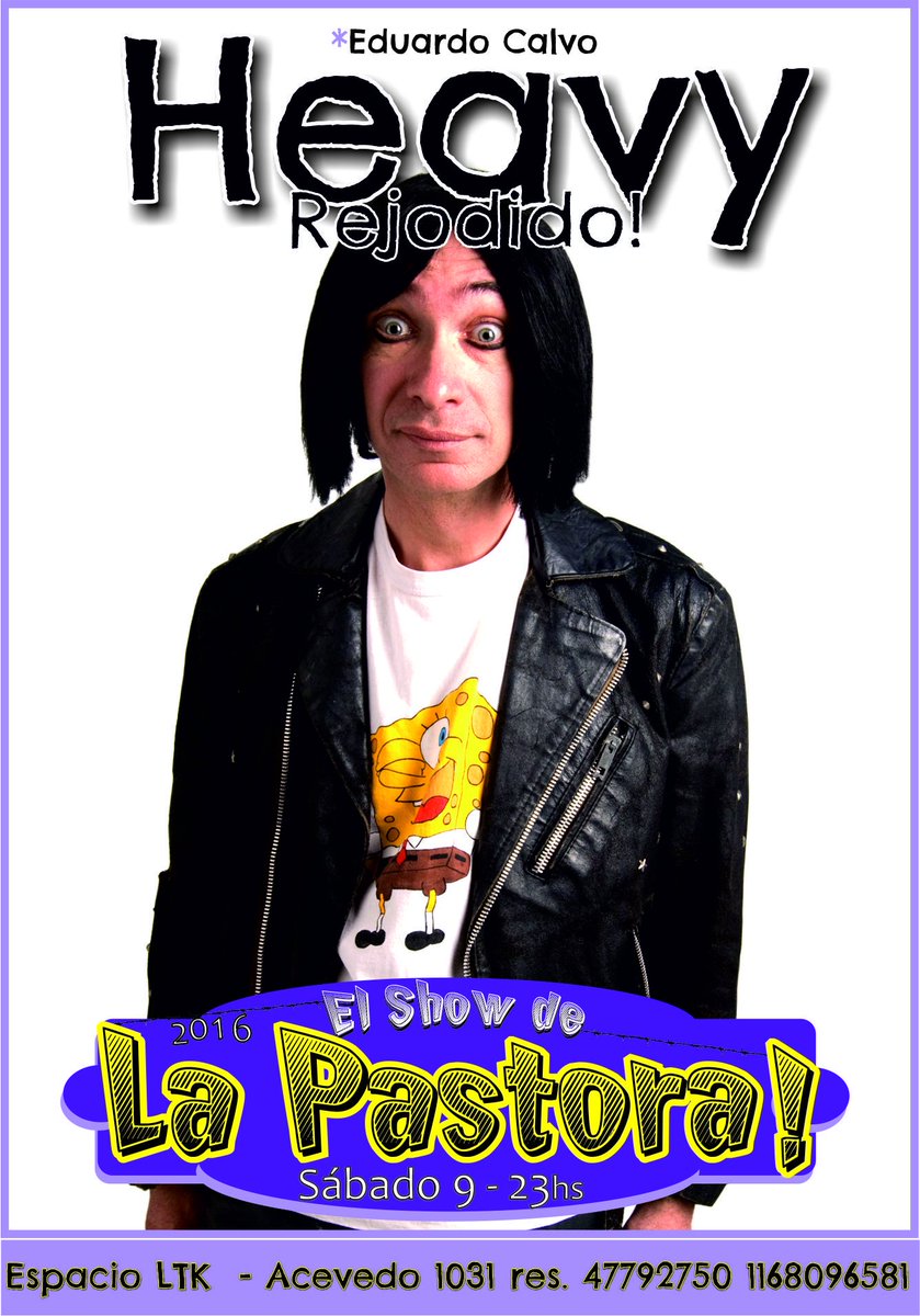 Este  sabado <a href="/Eduardo_Calvo/">Eduardo Calvo</a> en <a href="/teatroLTK/">LTK TEATRO</a> con <a href="/lapastoraeva/">Ariel Eres</a> en el #risodromo #humor #comedia res 47792750
