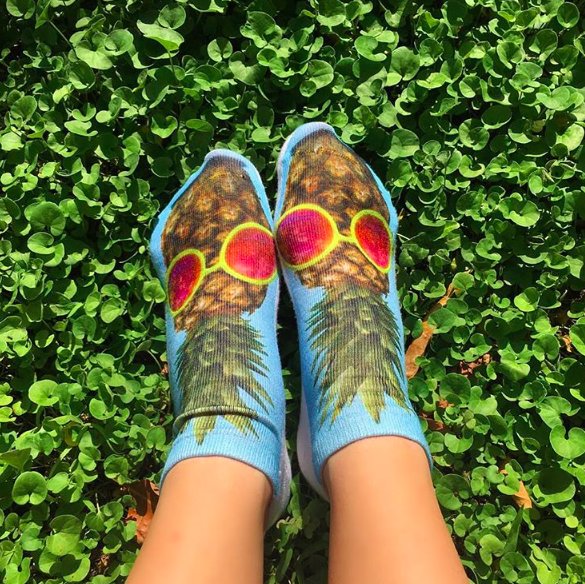 coconutlaneuk's tweet photo. Our Cool Pineapple Socks giving us major summer vibes ๐โ๏ธ๐ (๐ท Sara Schifani ) #fbloggers #thursdayfeet #summer https://t.co/uao7LRh7If