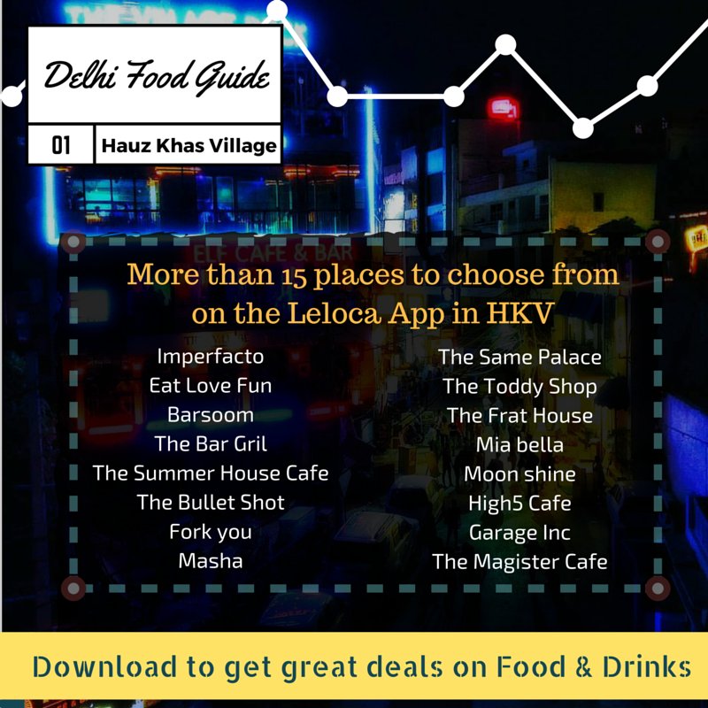 LelocaIndia's tweet photo. We bring to you #DelhiFoodGuide.
Check out the places in #HKV where you can get great discounts with Leloca! #Delhi https://t.co/mzi1rzesiS