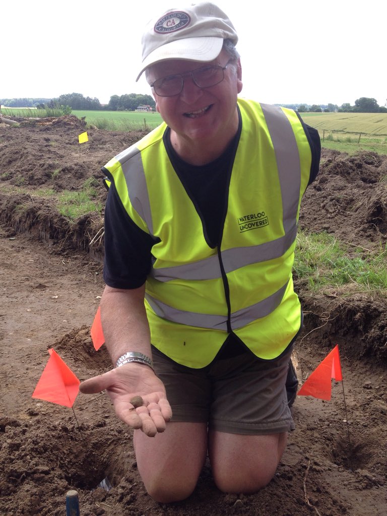 EmilyGlass76's tweet photo. Hougoumont Farm Day 2 @DigWaterloo #lovely #Waterloo #archaeology #Belgium #Napoleon #digging #WU2016 #gleaming https://t.co/2GAlkalLwA