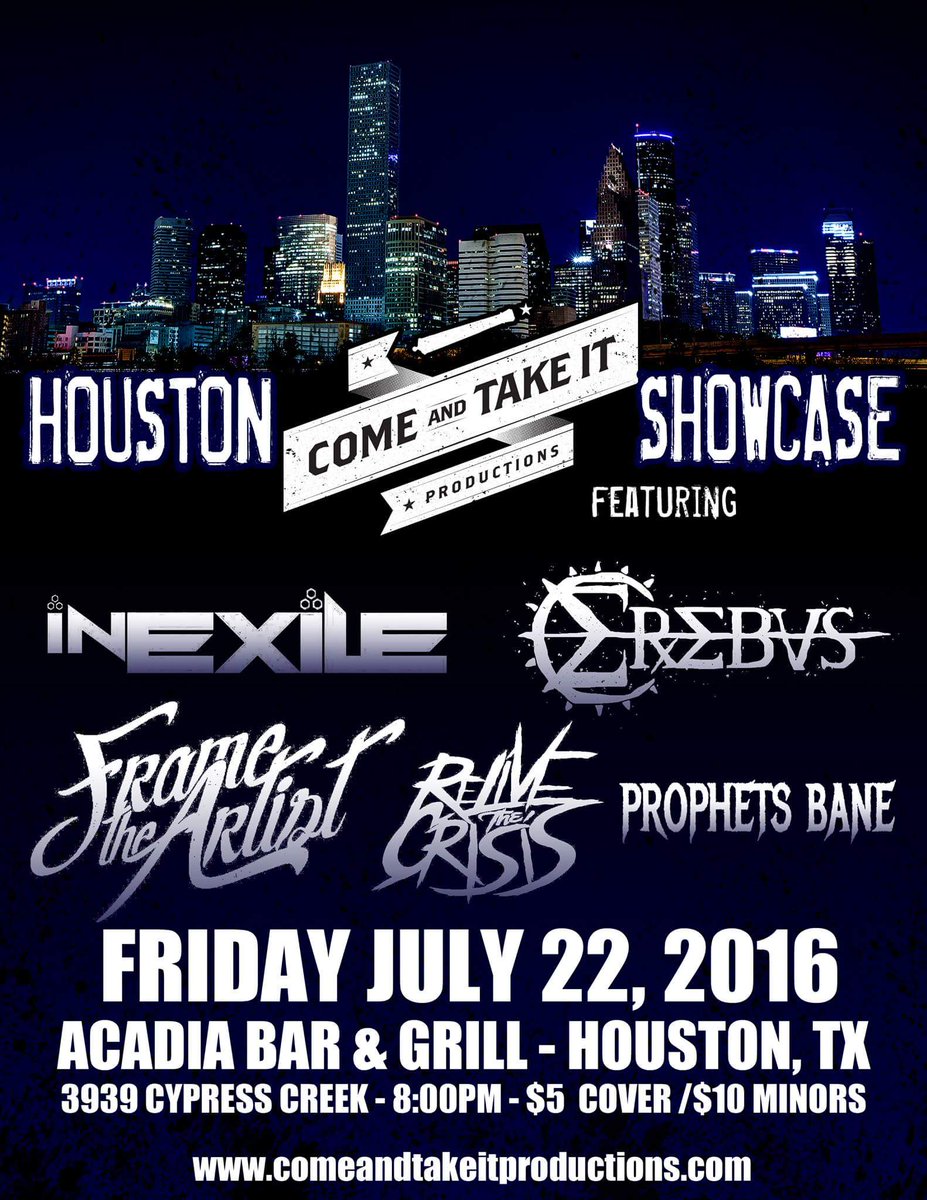 ProphetsBaneHTX's tweet photo. Upcoming show! https://t.co/ZQsaQOoGHg