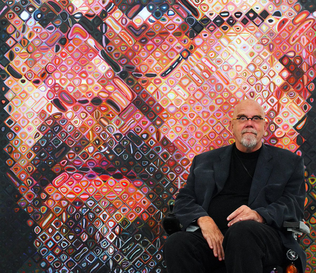 artnet's tweet photo. Happy Birthday Chuck Close!  https://t.co/lCjmwISSi9 https://t.co/Fi8D35owKt