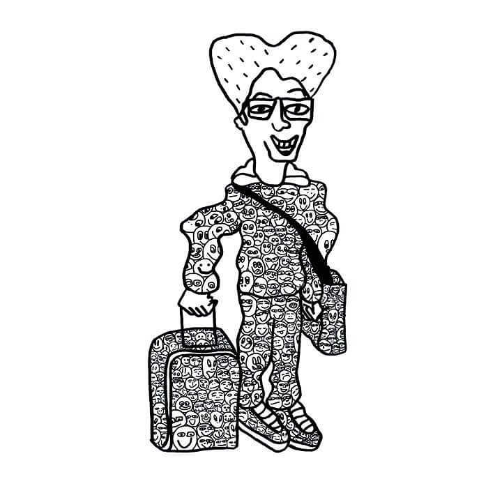 mike_louden's tweet photo. Sassy style of travelling #travelling #sassy #person #fulloutfit #matchingoutfit #illustration #drawing #doodley https://t.co/R0NUmXWS3C