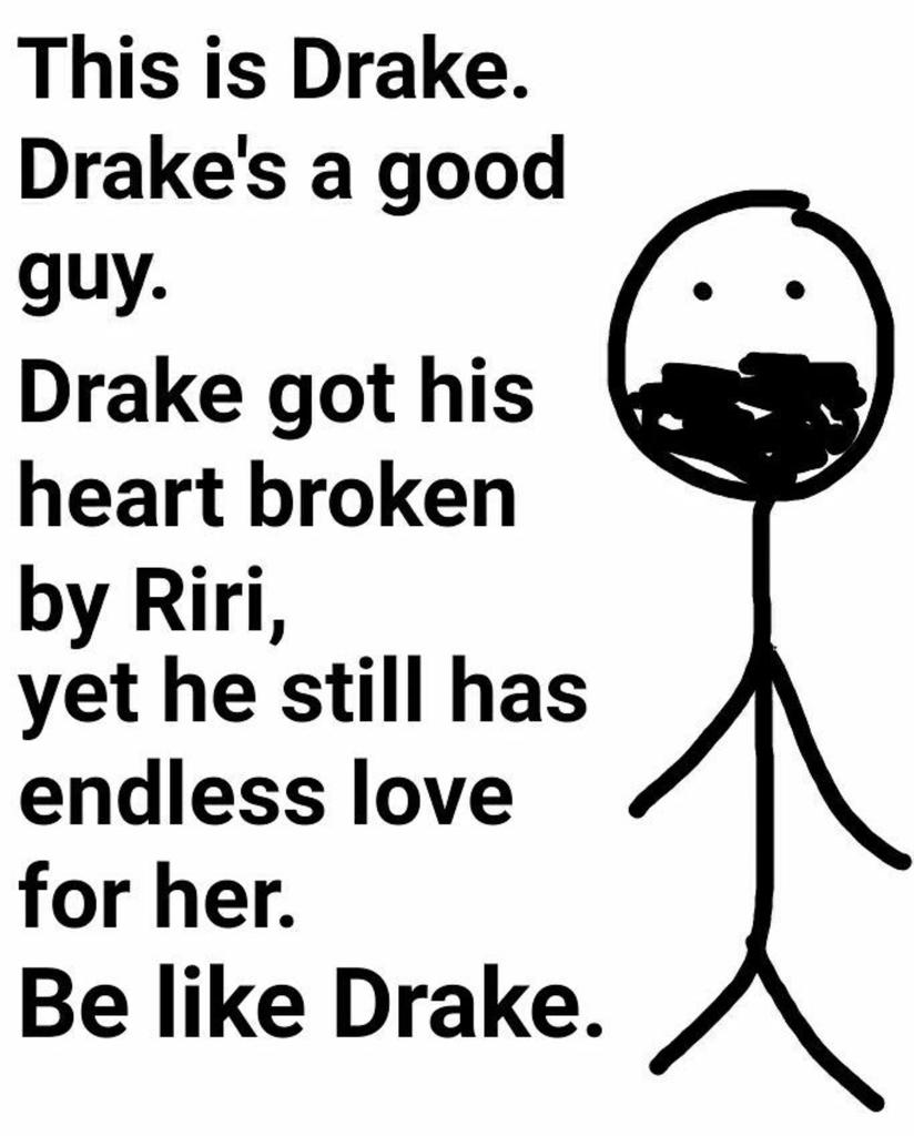 nickiwentz's tweet photo. #belikeDrake lol https://t.co/QZEmaeQjzf
