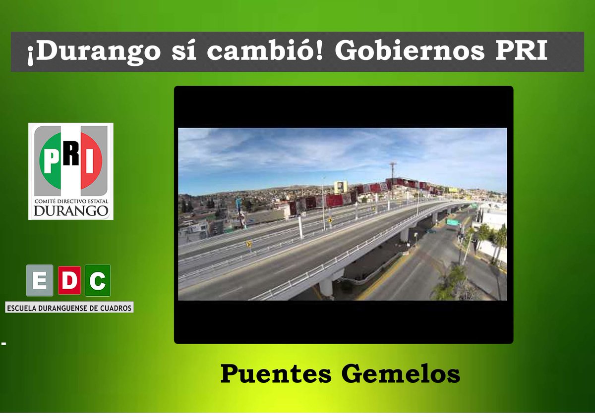EDC_Dgo's tweet photo. EL CAMBIO DE DURANGO EVIDENTE @CDE_PRI_Durango @RPachecoDgo @AnavelFernandez @alfonso13_rd @MakySolisN @pri_mpal https://t.co/uBBxj3jQW7
