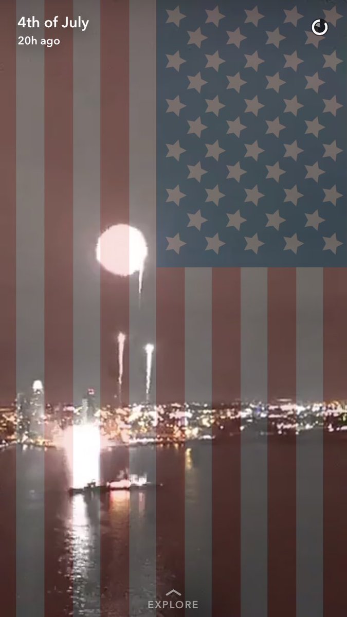 MMinchillo's tweet photo. When the freaking snapchat filter of the vertical flag on Independence Day is freaking incorrect😡 #flagrules #basic https://t.co/4RJ7122z65