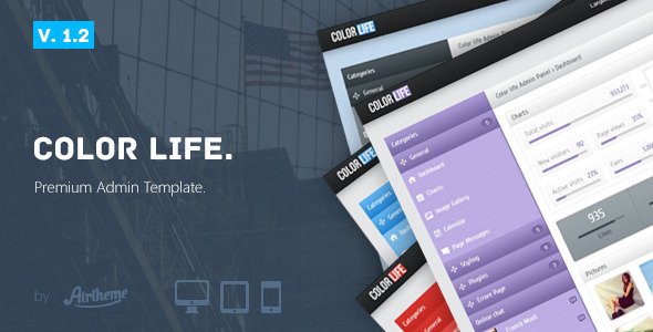 WarezNulled's tweet image. Color life - Premium #Admin Template - #AdminControlPanel #AdminInterface goo.gl/PC8wha
