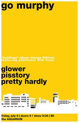 AquariumFargo's tweet photo. This Friday, Go Murphy album release party w/ Glower, Pisstory &amp; Pretty Hardly 9:30 pm $5 cover support local music https://t.co/c0EZrKr1kB