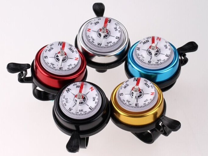 Cool new #ideas - bicycle bell with compass #sage50890 #promoproducts