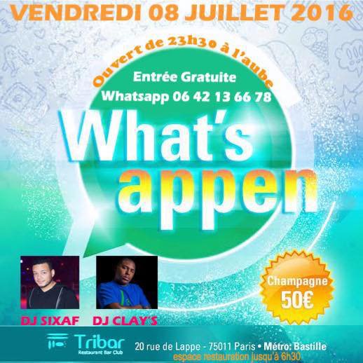 DjClay_s's tweet photo. 😎  Oui on remet ca Vend 08 Juil au #Tribar Pr la #Whatsappen🔥  @HLYVIO (#DjSixaf) et moi @djclays = 🔥 HOT SUMMER🔥 ! https://t.co/cuQhtGTBgK