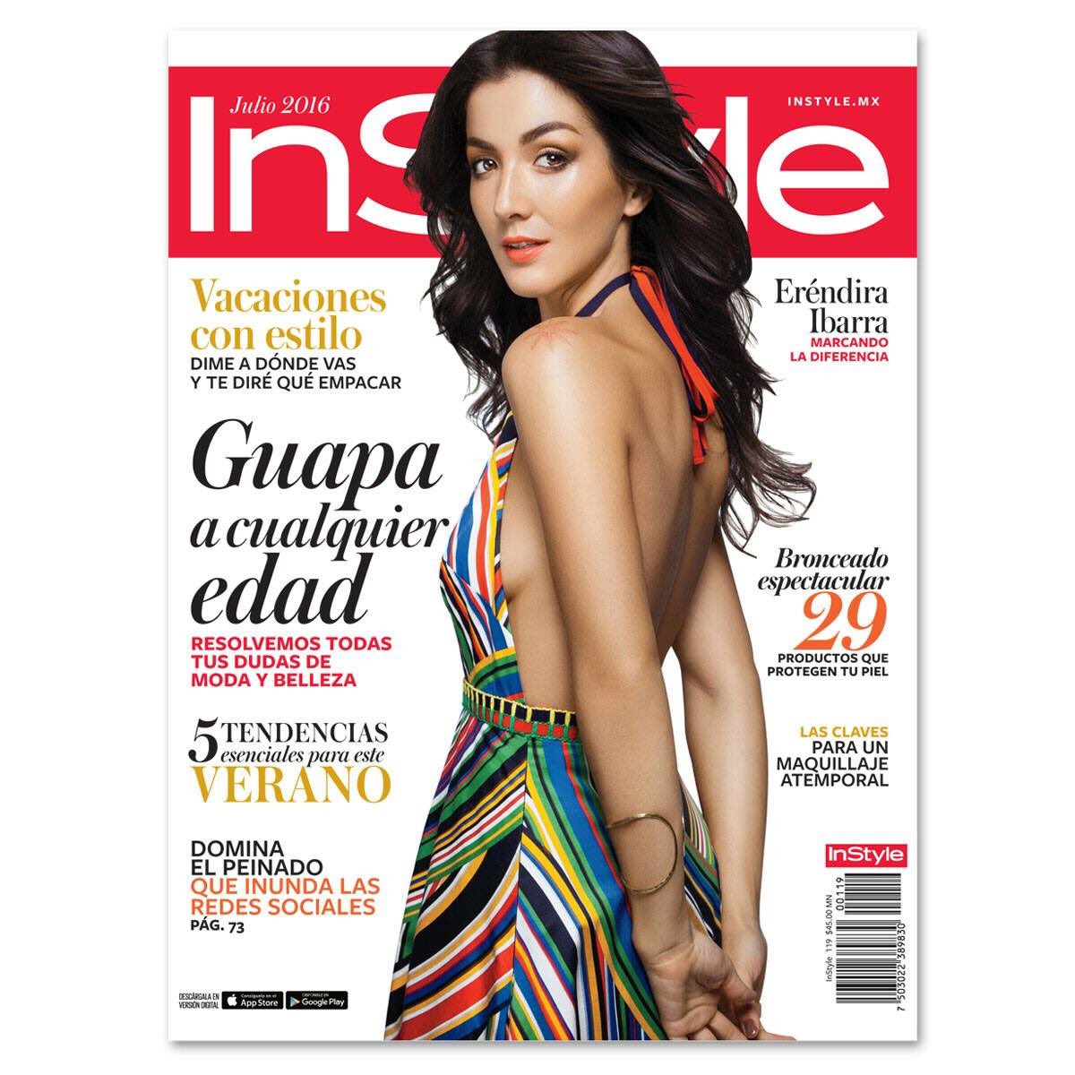 grupogex's tweet photo. Te presentamos nuestra portada de #InStyleJulio, en esta edición con la cara de nuestra queridísima Erendira Ibarra! https://t.co/e1Av7OPDwa