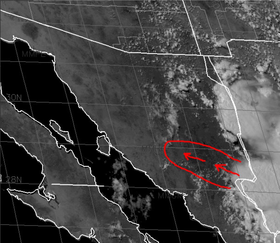 En vigilancia la zona de la carretera hacia Yécora por tormentas para esta noche: