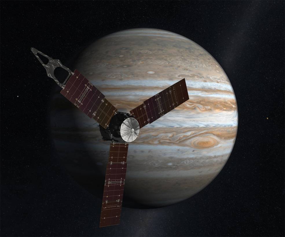 SHiNiXiA's tweet photo. Better behave Jupiter.  Juno has arrived. https://t.co/Hqu9PBUfDb