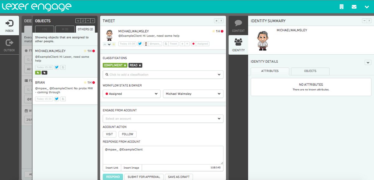 exampleclient2's tweet image. Loving it in Auckland