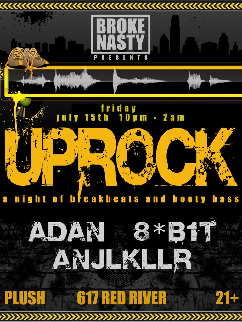 8B1Tbreaks's tweet photo. Raising the flag here in ATX again, gettin live on the 15th of July, come hang with the bad kids. https://t.co/Bpoc54v4pQ