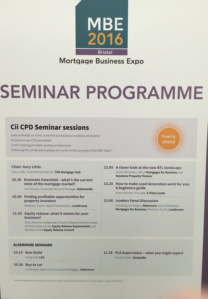 efinityleads's tweet image. Today we're exhibiting at Bristol @clarionmbe talking about Mortgage Lead Generation, come and say hi!