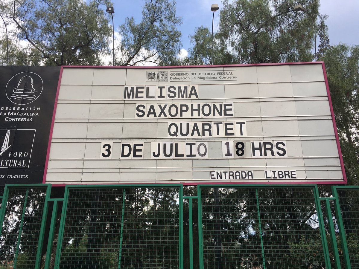 MelismaSax4tet's tweet photo. México!!! #melismaontour #melisma #Mexico https://t.co/21HbyDWgyI