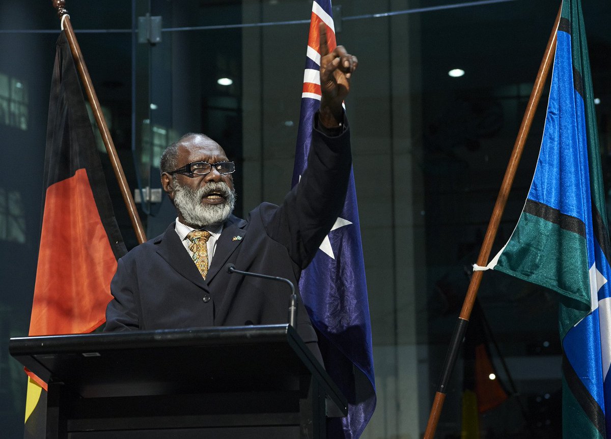 dfat's tweet photo. Opened last night #DFATNAIDOC exhibit of #GhostNets from @Pormpuraaw1 artist Sid Bruce Shortjoe on display @dfat https://t.co/a0fjZjdjYy