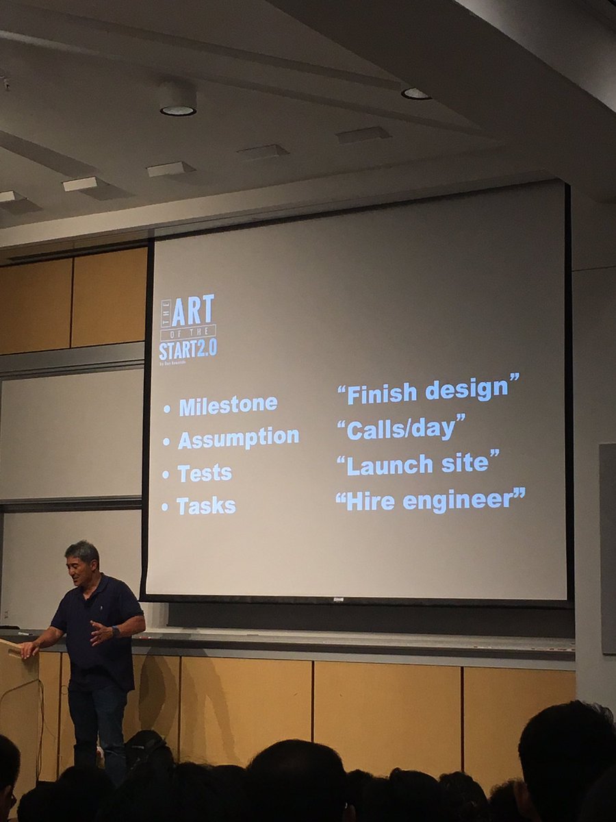 .<a href="/GuyKawasaki/">Guy Kawasaki</a> <a href="/StanfordBiz/">StanfordGSB</a> on the key actions of any #startup