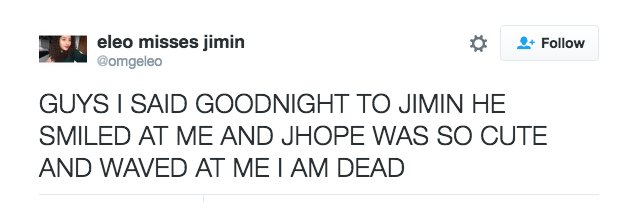 BTYYAAASSSS's tweet photo. jimin and hoseok saying hi to fans outside of their Paris hotel https://t.co/1N1wJT8Hy1
