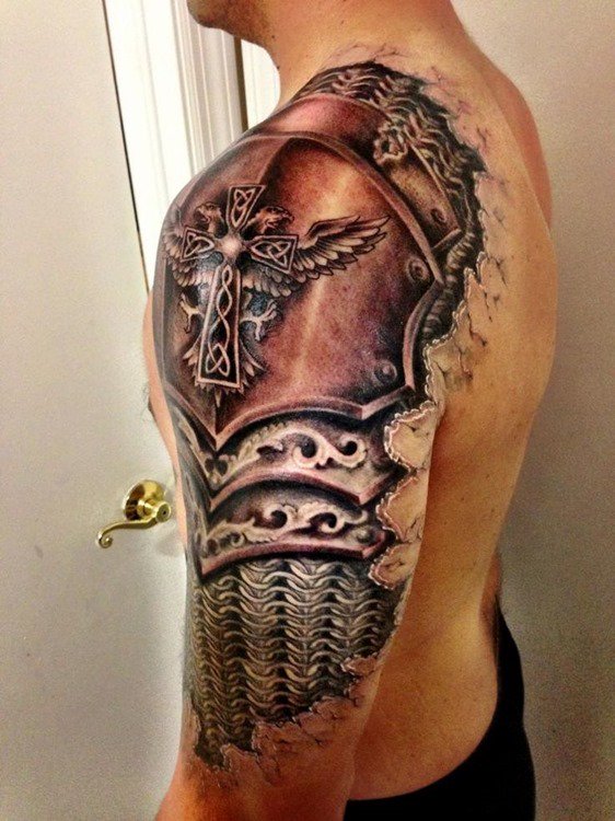 Actually_Finny's tweet photo. // the ink ( back, R chest, R arm, L arm) https://t.co/IWYLUhOuml