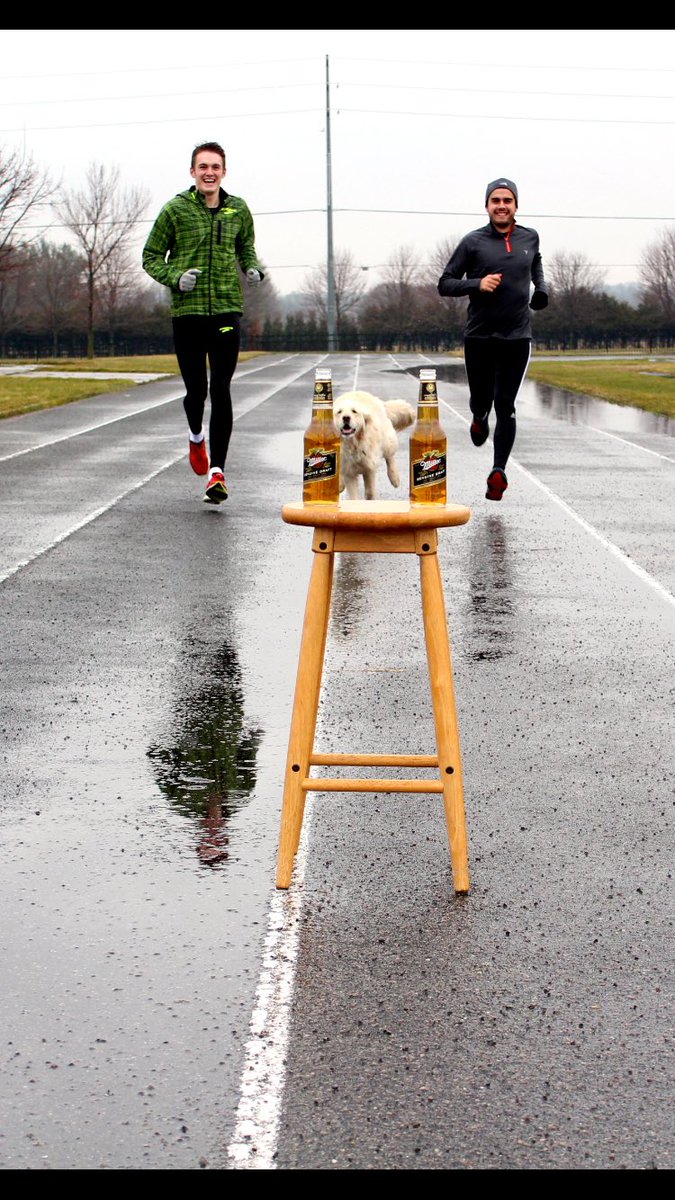 LewisKentMiler's tweet image. It was all smiles until the dog stole my beer. #RunHappy #NatBeerMile