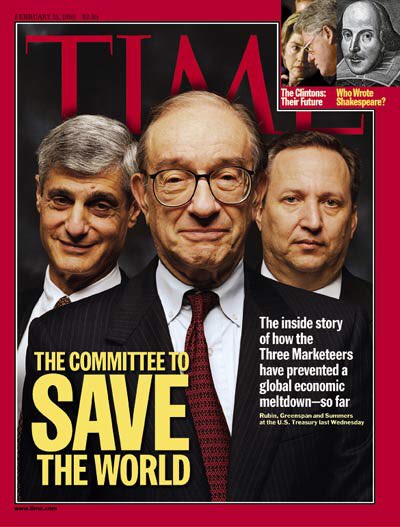 RaniaKhalek's tweet photo. Reading Thomas Frank's "Listen, Liberal" and it's clear nothing has changed. (Crazy Time magazine cover from 1999) https://t.co/nT67fVuA6o