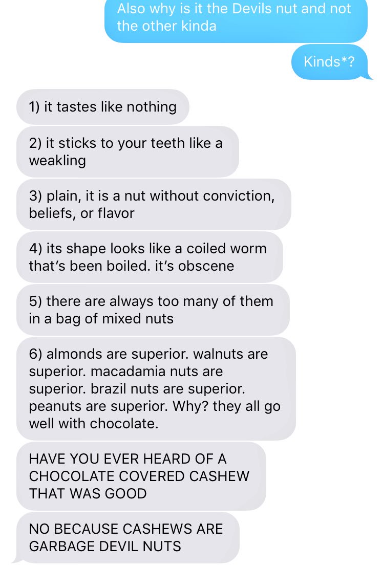 tofupenguin's tweet photo. @vicmsong your rant saved for posterity #devilsnut #cashews https://t.co/xRv26xVZNP