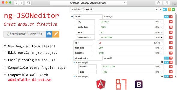 WpWarez's tweet image. #Angular #Jsoneditor Directive (Forms) - #AngularDirective #Docongbang #Editor goo.gl/Rvaah0
